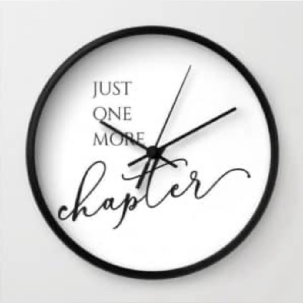 NIB book lover clock